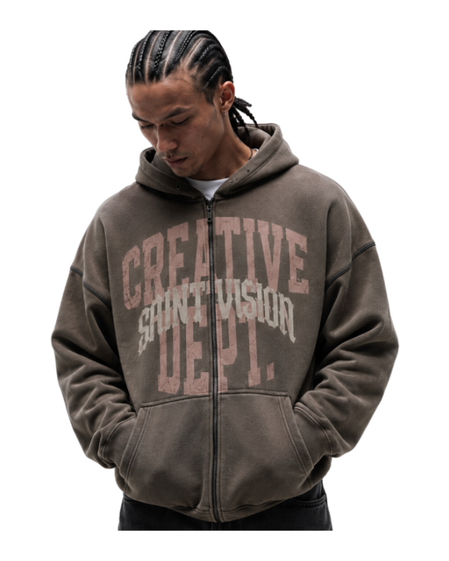 CREATIVE DEPT ZIP HOODIE