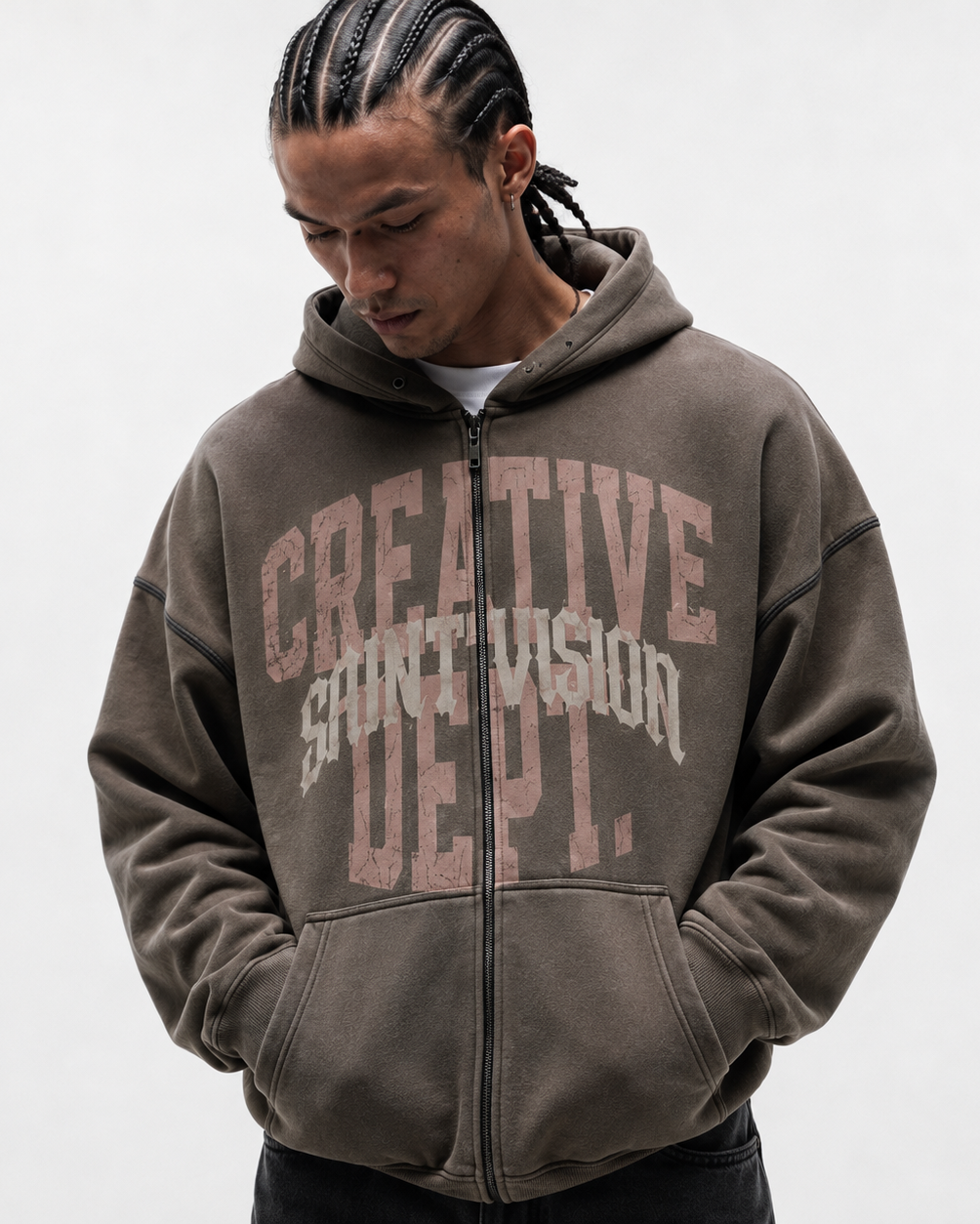 CREATIVE DEPT ZIP HOODIE